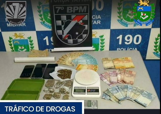 Flagrada com drogas pela PM, jovem alega desemprego para traficar em Aquidauana