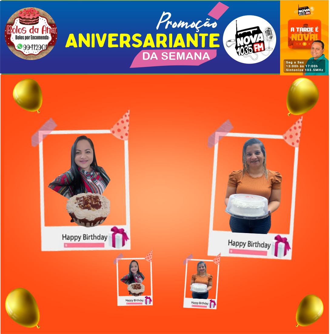 PROMOÇÃO ANIVERSARIANTE DA SEMANA