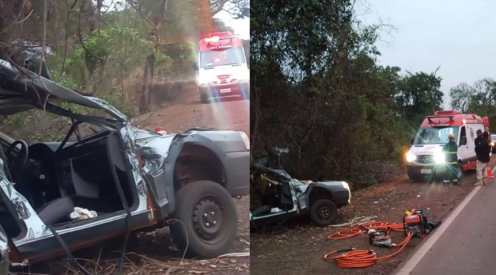 Motorista tenta desviar de ‘lobinho’ e deixa dois presos às ferragens e um morto em Terenos