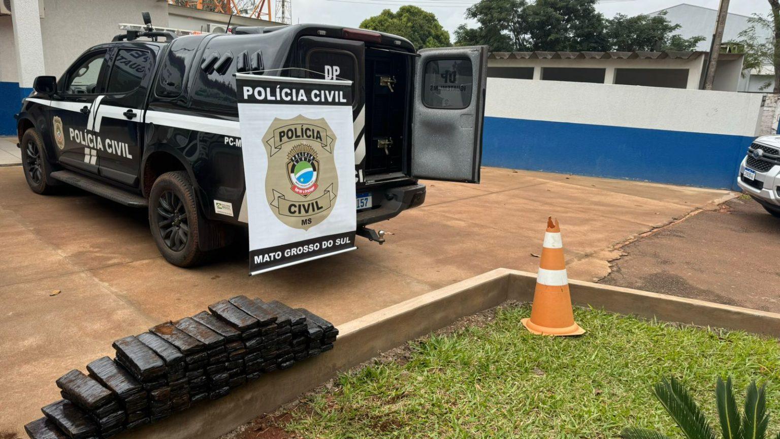 Polícia prende traficante em flagrante e apreende 43 quilos de maconha