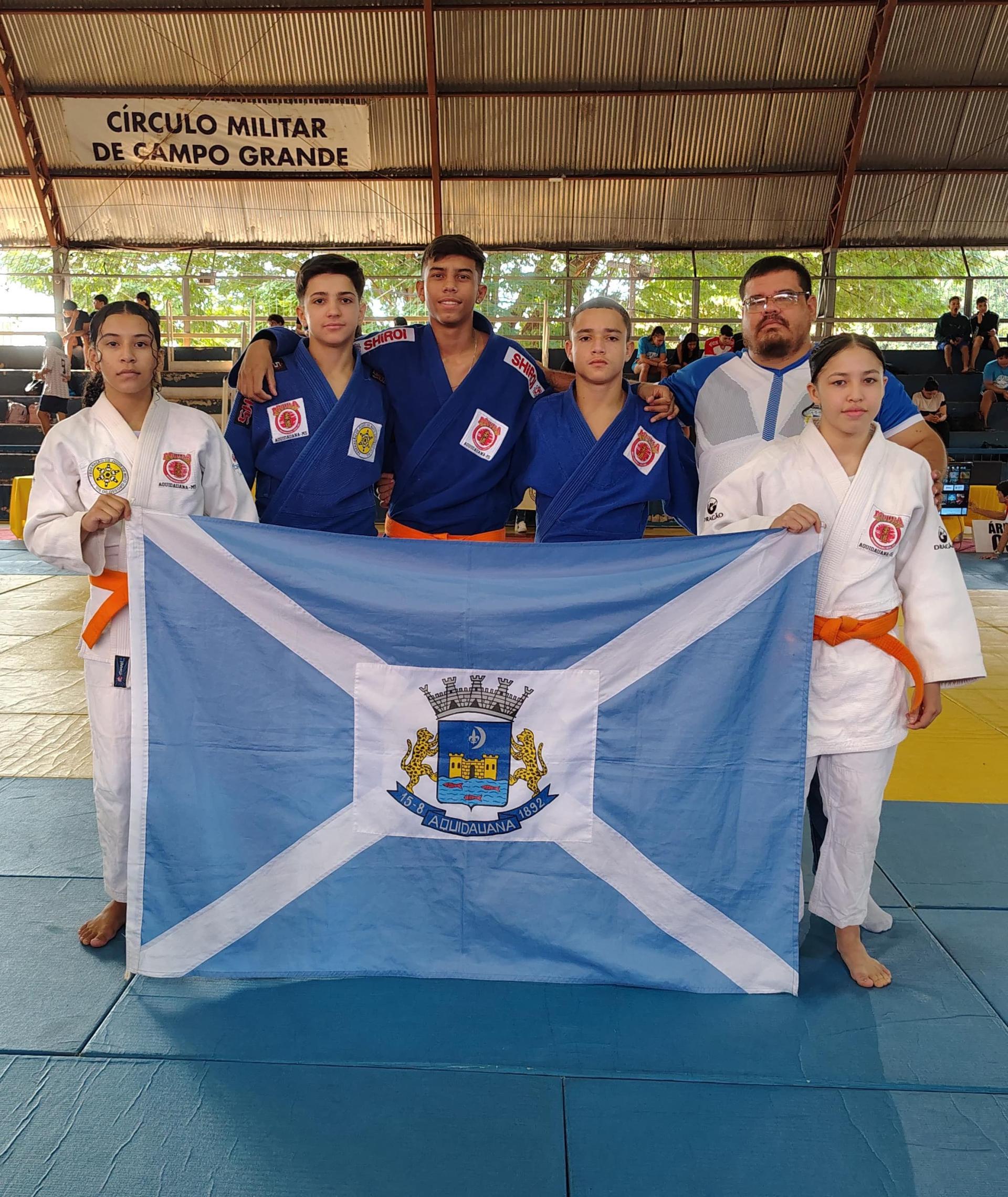 Judocas de Aquidauana conquistam medalhas nos Jogos Escolares