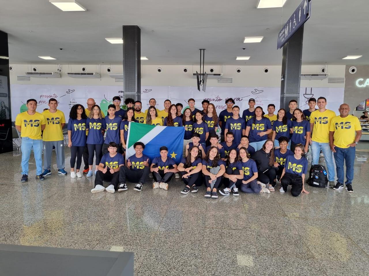 Delegação de Mato Grosso do Sul disputa os Jogos da Juventude em João Pessoa