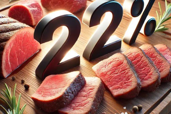 Exportações de carne bovina brasileira batem recorde em 2024 com alta de 22,6% na receita