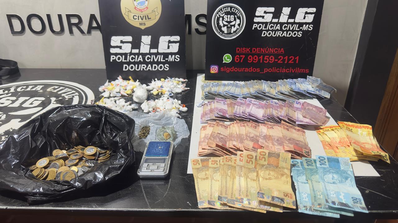 Polícia desmantela esquema de venda de entorpecentes